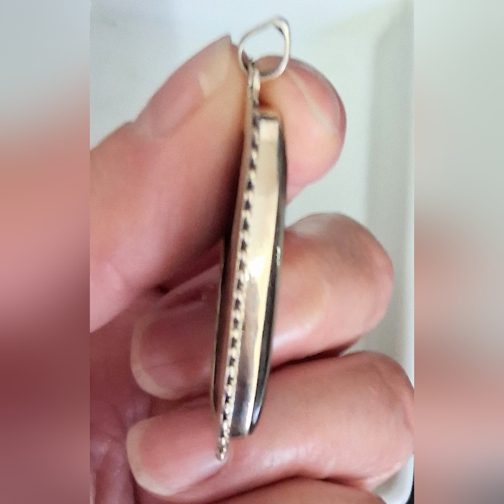 ABALONE PENDANT 925 STERLING SILVER - Picture 5 of 5
